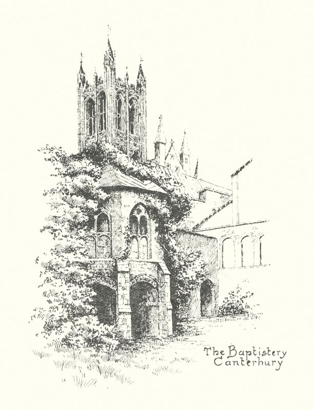 Het doopvont, Canterbury door Duncan Moul