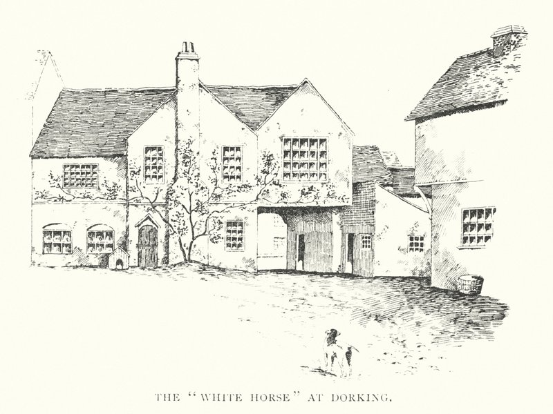 Het "Witte Paard" in Dorking door Duncan Moul