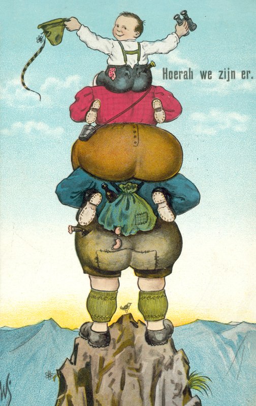 Hoera, we zijn er! (kleurenlitho) door Dutch School