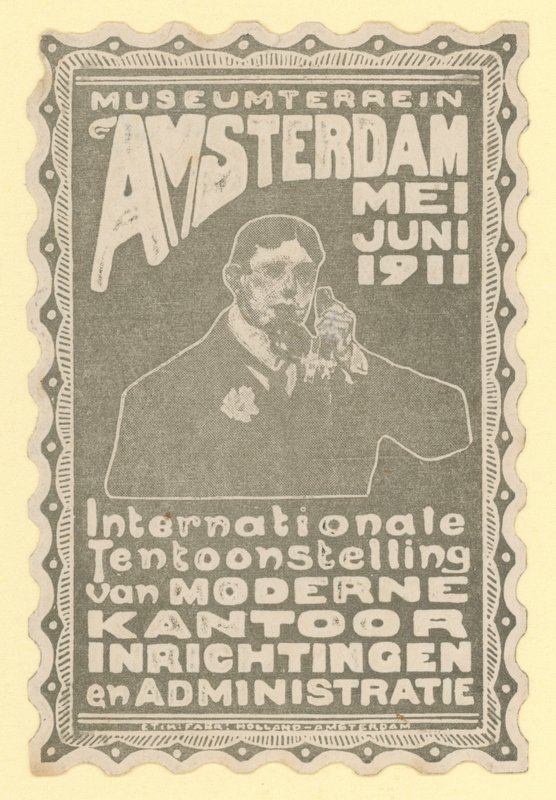 Internationale tentoonstelling van moderne kantoorapparatuur, Museumterrein, Amsterdam, 1911 door Dutch School