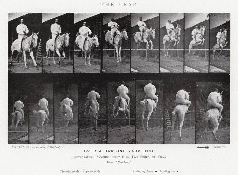 Eadweard Muybridge: De sprong door Eadweard Muybridge
