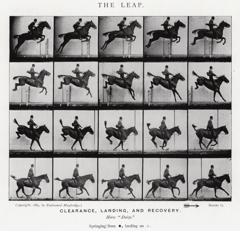 Eadweard Muybridge: De sprong door Eadweard Muybridge