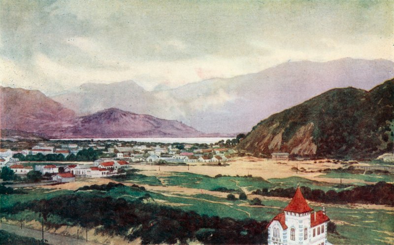 Zuidelijke Voorstad Rio de Janeiro, Ipanema (kleur litho) door Edgar L. Pattison