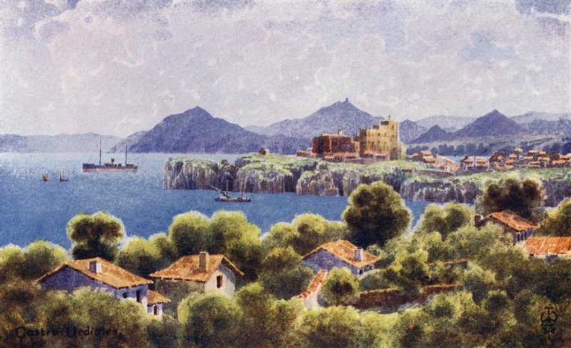 Noord-Spanje: Castro Urdiales, De Kustlijn van Bilbao door Edgar T. A. Wigram