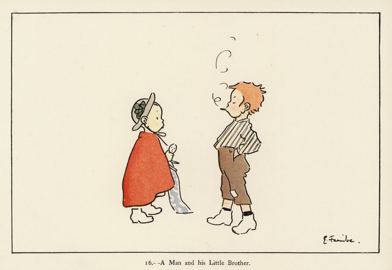 Een Man en zijn Kleine Broer door Edith Farmiloe