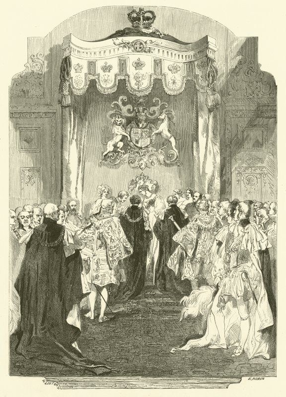 Kapittel van de Orde van de Kousenband, Windsor door Edmond (after) Morin