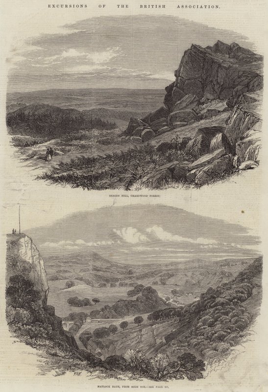 Excursies van de British Association door Edmund Morison Wimperis