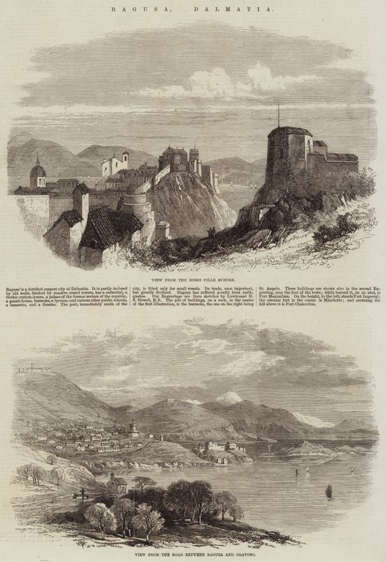 Ragusa, Dalmatië door Edmund Morison Wimperis