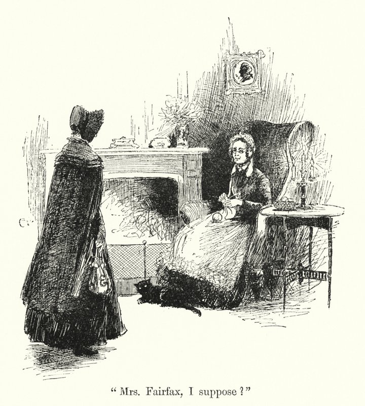 Illustratie voor Jane Eyre door Charlotte Bronte door Edmund Henry Garrett