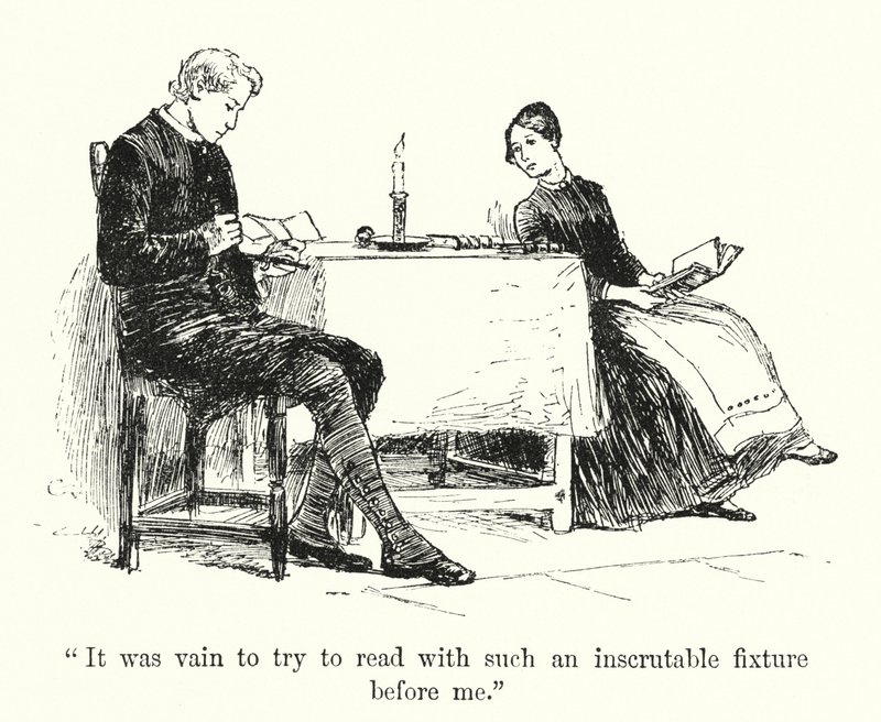 Illustratie voor Jane Eyre door Charlotte Bronte door Edmund Henry Garrett