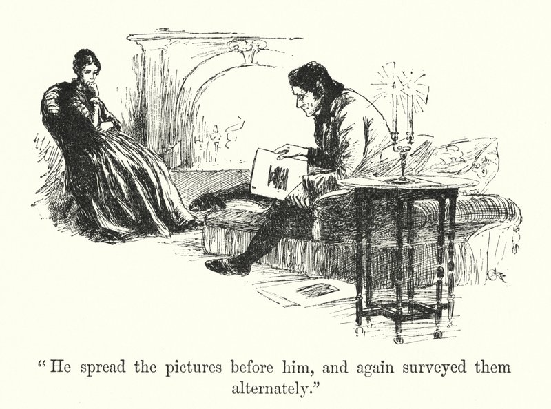 Illustratie voor Jane Eyre door Charlotte Bronte door Edmund Henry Garrett