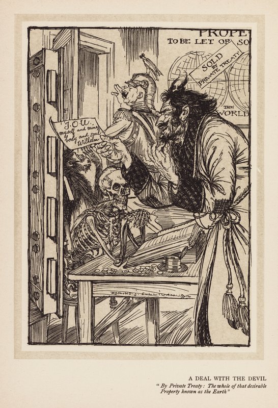 De krans van de keizer: Een deal met de duivel door Edmund Joseph (after) Sullivan