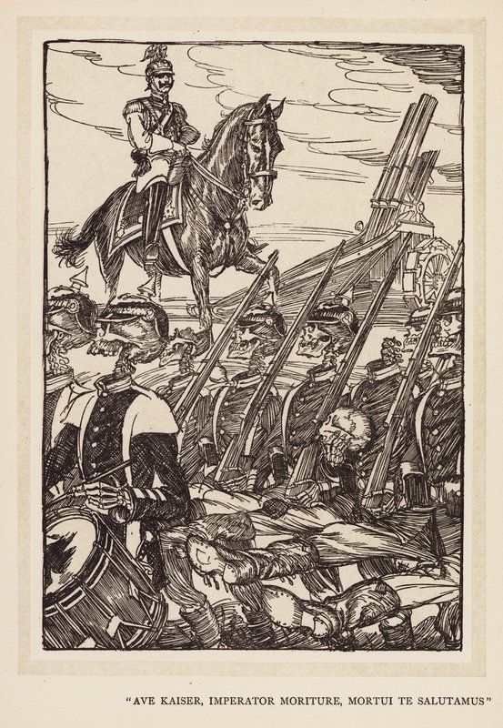 De Krans van de Keizer: "Ave Keizer, Imperator Moriture, Mortui Te Salutamus" door Edmund Joseph (after) Sullivan