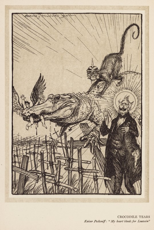 De Krans van de Keizer: Krokodillentranen door Edmund Joseph (after) Sullivan