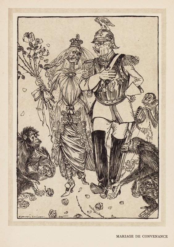 De Krans van de Keizer: Huwelijk van Gemak door Edmund Joseph (after) Sullivan