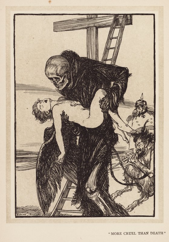 De krans van de keizer: "Wreder dan de dood" door Edmund Joseph (after) Sullivan