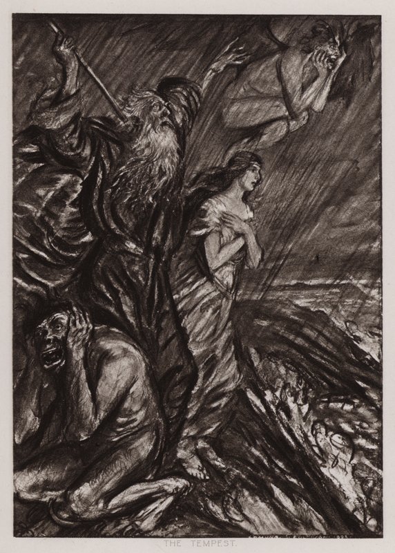 De storm door Edmund Joseph Sullivan