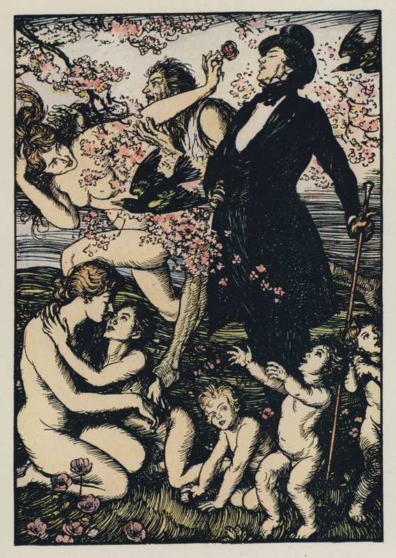 Illustratie voor Tennysons Maud door Edmund Joseph after Sullivan