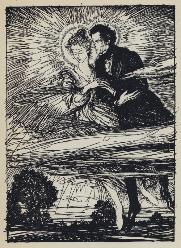 Illustratie voor Tennysons Maud door Edmund Joseph after Sullivan