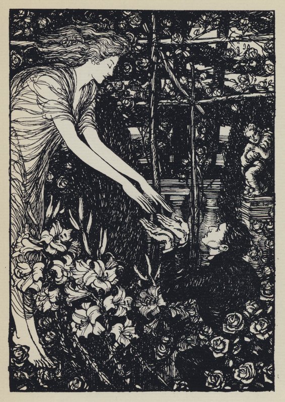 Illustratie voor Tennysons Maud door Edmund Joseph after Sullivan