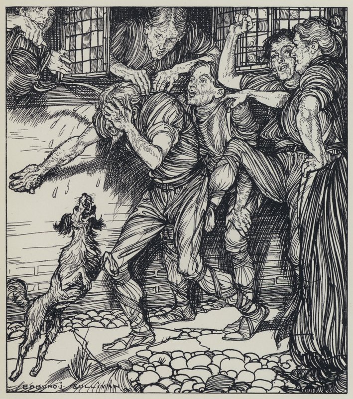 Illustratie voor A Dream of Fair Women and Other Poems door Edmund Joseph after Sullivan