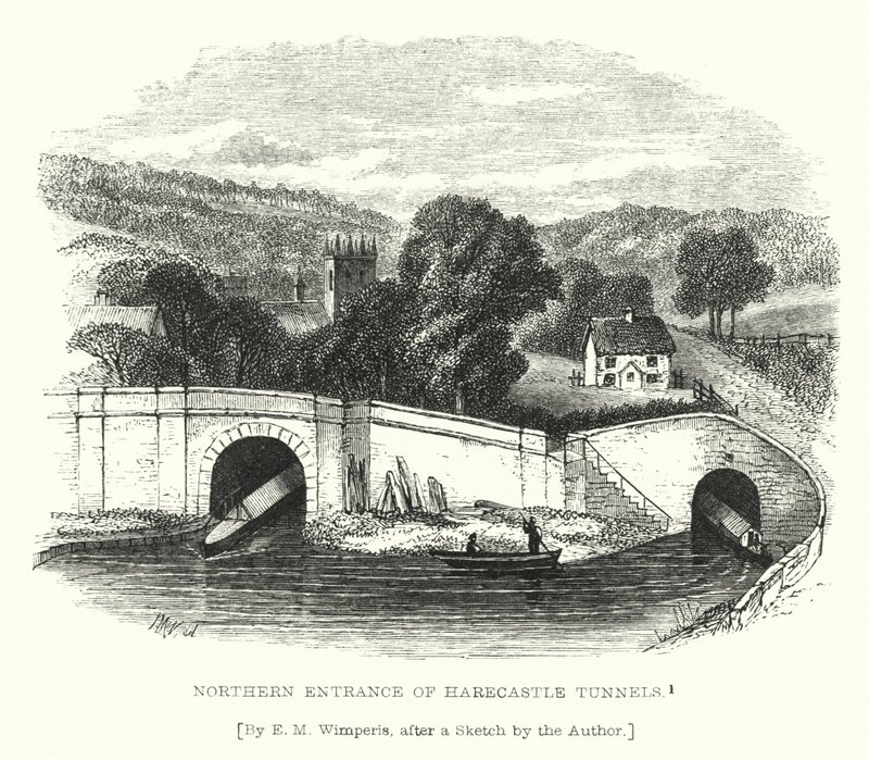 Noordelijke Ingang van Harecastle Tunnels door Edmund Morison (after) Wimperis