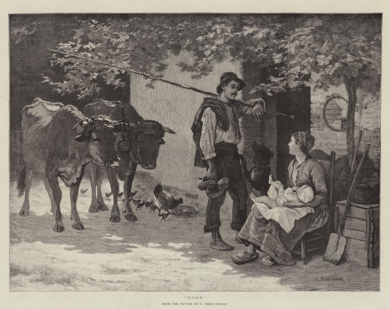 Middag door Edouard Debat-Ponsan