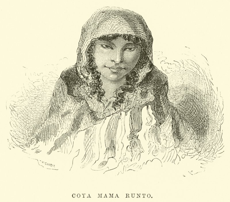 Coya Mama Runto door Edouard Riou