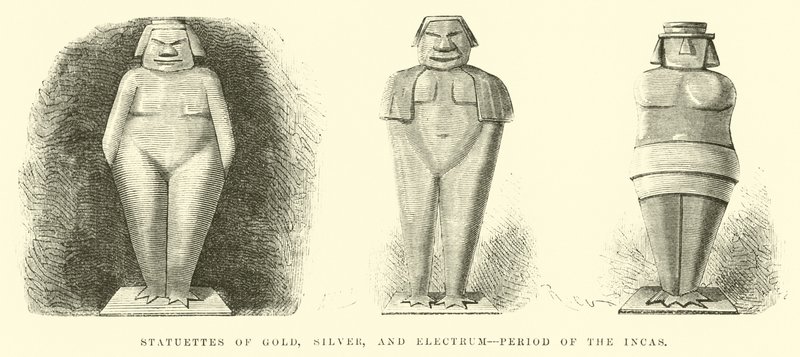 Beeldjes van Goud, Zilver, en Electrum, Periode van de Inca