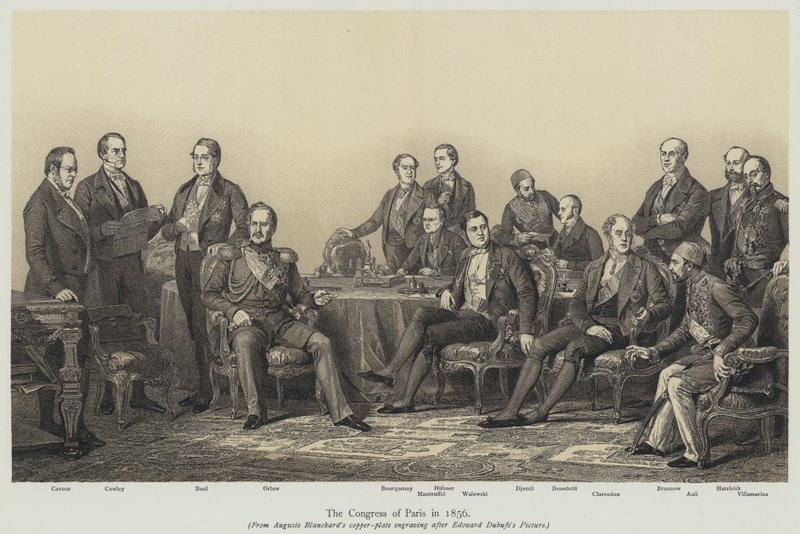 Het Congres van Parijs door Edouard Louis Dubufe