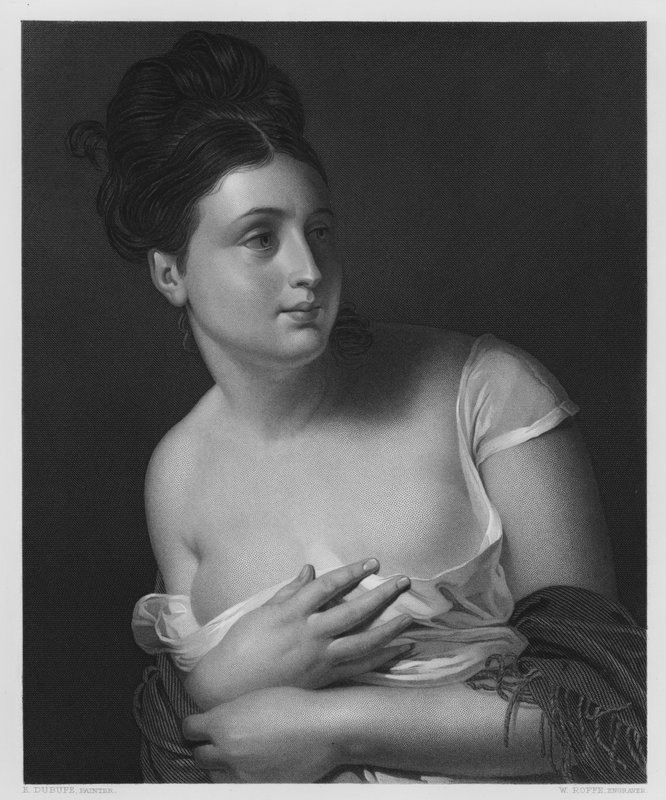 De Verrassing, uit het schilderij in de Vernon Gallery door Edouard Louis Dubufe