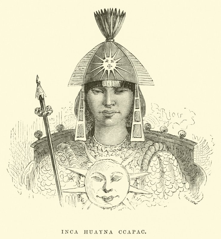 Inca Huayna Capac door Edouard Riou