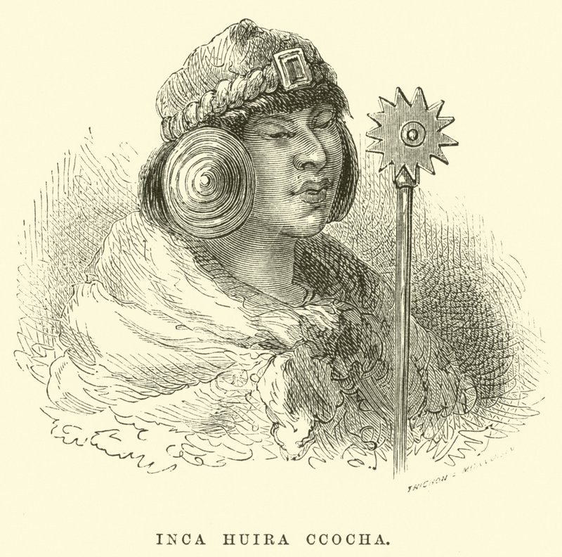 Inca Huira Ccocha door Edouard Riou