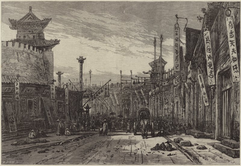 Cirkelstraat door Eduard Hildebrandt