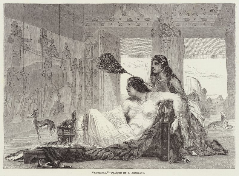 Aholibah door Edward A. Armitage
