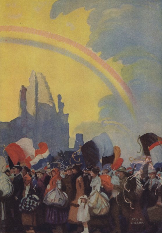 De terugkeer van het Belgische volk door Edward Adrian Wilson