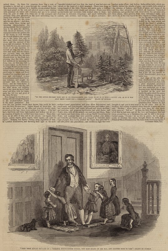 Illustraties voor De Kleine Spar door Edward Duncan