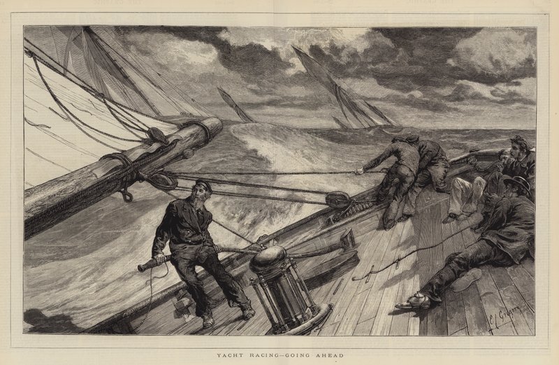 Jachtraces, Vooruitgang door Edward John Gregory