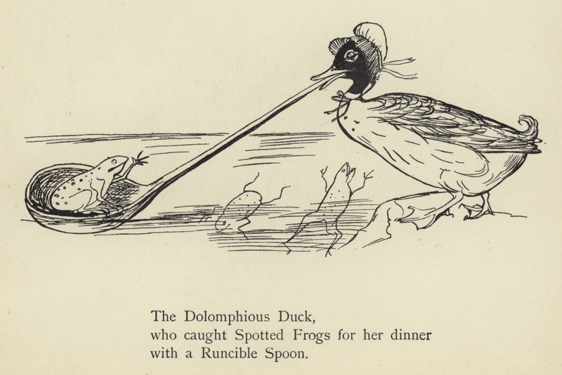 De Dolomphious Eend door Edward Lear