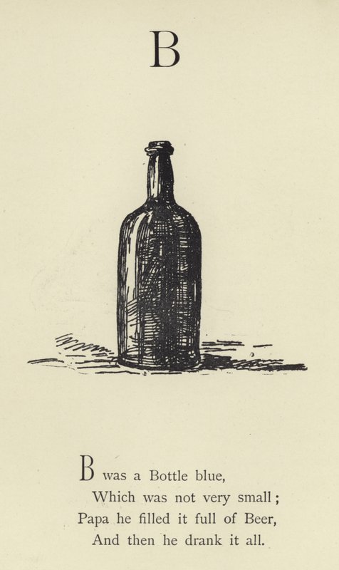 De letter B door Edward Lear