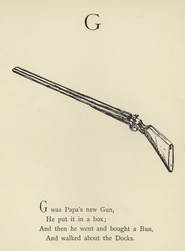 De letter G door Edward Lear
