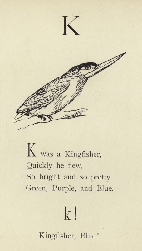 De letter K door Edward Lear