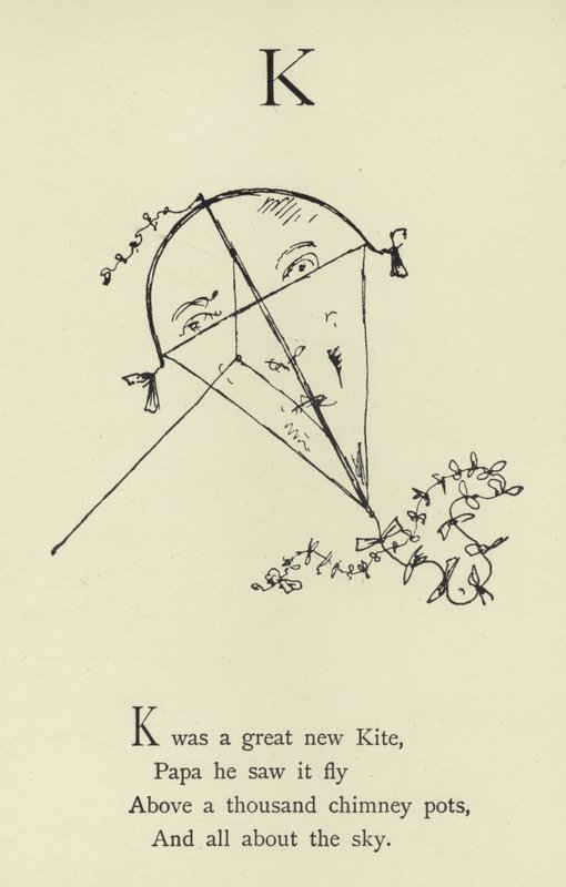 De letter K door Edward Lear