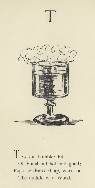 De letter T door Edward Lear