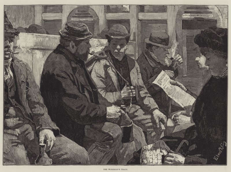 De arbeiderstrein door Edward R. King