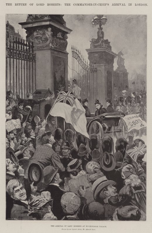 De Terugkeer van Lord Roberts, de Aankomst van de Opperbevelhebber in Londen door Edward Read