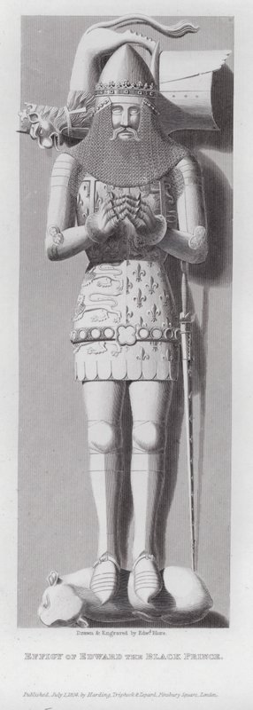 Beeld van Edward de Zwarte Prins door Edward Blore