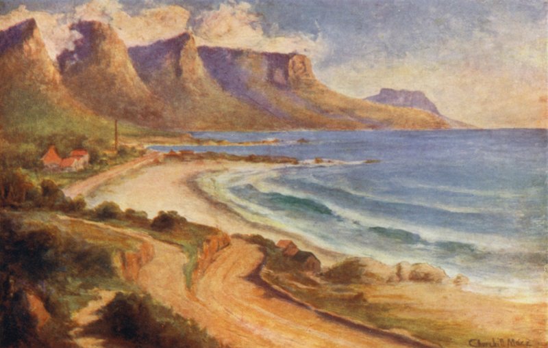Kaap de Goede Hoop, Zuid-Afrika: Camps Bay door Edward Clark Churchill Mace