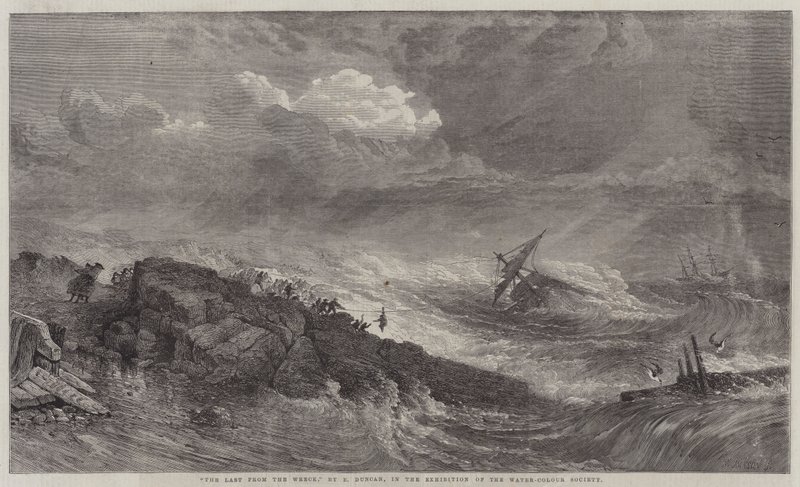 De laatste van het wrak door Edward Duncan