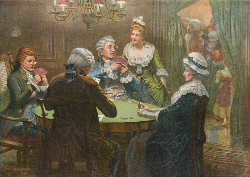 Een Kerstmis Whist Party - met Seizoensgebonden Rondspelen voor de Jongere Generaties door Edward Frederick Brewtnall